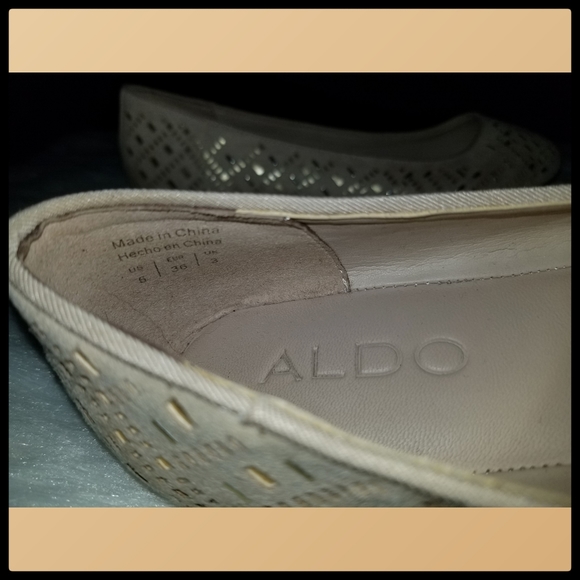 ALDO*Cream Flats - Sz 6 - Picture 5 of 6